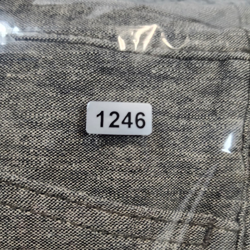 Levis Chambray Linen Cotton Pants Men 36x34 Fits 38x32 Gray Chino Tapered Casual - Picture 13 of 13